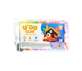 Набір для творчості "UʼDO Clay 34 шт." брикет 6г
