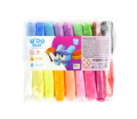 Набір для творчості (повітряний пластилін) "UʼDO Clay. 18 кольорів"