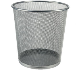 Корзина для паперу 260x280мм метал., сріблястий