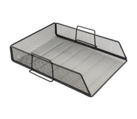 Лоток горизонтальний 80x280x340мм металевий, чорн