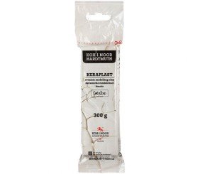 Пластилін Keraplast, 300г., білий