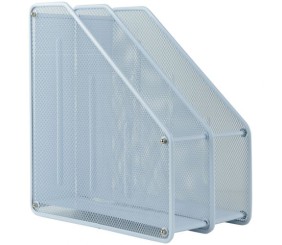 Лоток вертикальний 2-в-1, металевий, білий