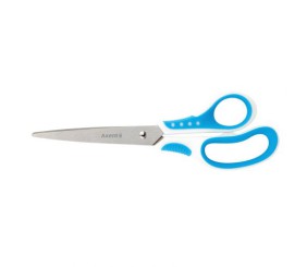 Ножиці Shell, 21 см, біло-блакитні