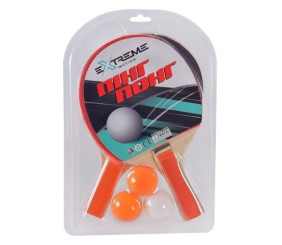 Набiр для настiльного тенiсу (2 ракетки, 3 мʼячики)