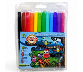 Фломастери "Совенята", набір 12 кольорів
