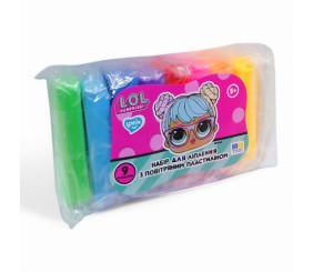 Набір для ліплення з повітряним пластиліном Lovin L.O.L. Surprise! 9 кольорів, класік