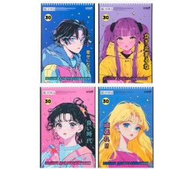 Зошит для малювання, 30 арк., спір., софт тач + УФ лак, Kite