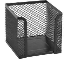 Куб для паперу 100х100x100мм, металевий, чорний