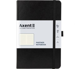 Книга записна Partner, 125*195, 96арк, кліт, чорн