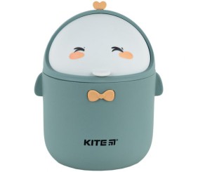 Настільний контейнер для сміття Kite, сіро-зелений