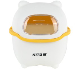 Настільний контейнер для сміття Kite, біло-помаранчевий