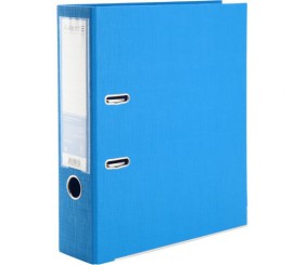 Папка-реєстратор двост, Prestige+ 7,5cм, роз, блакитна