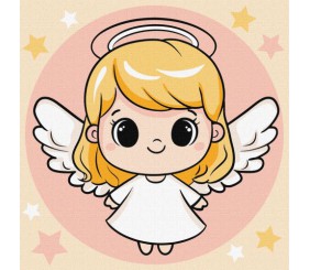 Картина за номерами "Святе янголятко" 25х25 см