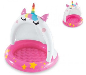 Басейн "Єдиноріг", 102х102 см, обʼєм - 45 л, від 2 років, вага 7.33 кг
