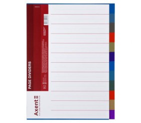 Розділювач сторінок кольоровий, 12 розділів