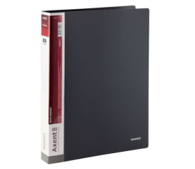 Папка на 4-х кільцях, 35 мм, сіра