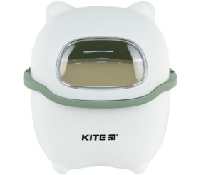 Настільний контейнер для сміття Kite, біло-зелений