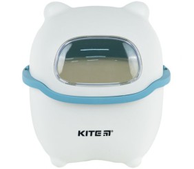 Настільний контейнер для сміття Kite, біло-блакитний