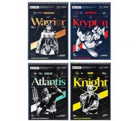 Зошит для малювання, 30 арк., спір., гібр. лак + УФ лак, DC