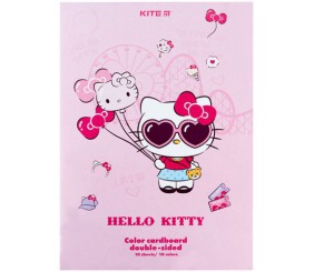 Картон кольор. двостор. (10арк/10кол), А4 HK