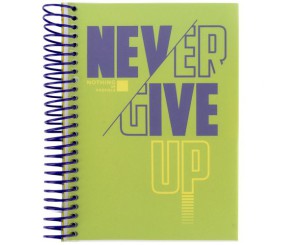 Блокнот з розділювачами, А5, 120арк, кліт, салатовий