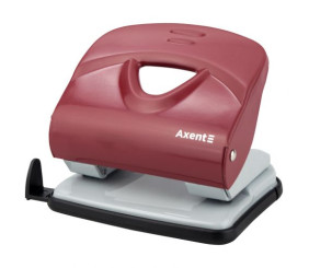 Діркопробивач Exakt-2 металевий, 30арк, червоний