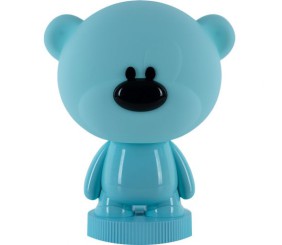 Світильник-нічник LED з акумулятором Bear, блакитний