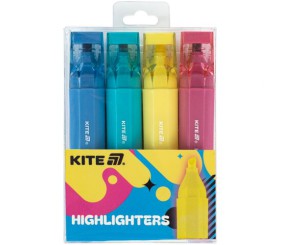 Маркер Highlighter, Kite Creative Trendy Colors, набір 4-х
