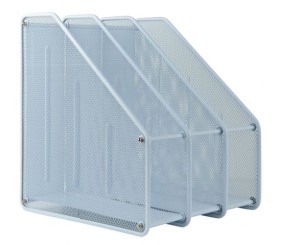 Лоток вертикальний 3-в-1, металевий, білий