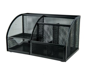Підставка-органайзер 220*140*130мм металева, чорна