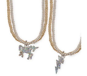 Great Pretenders Блискуче намисто з єдинорогом і блискавкою, арт. 86119