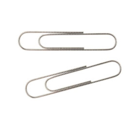 Скріпки нікельовані, 78 мм, 50 шт.