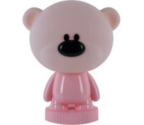 Світильник-нічник LED з акумулятором Bear, рожевий