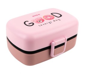 Ланчбокс з наповненням 1150 мл, рожевий