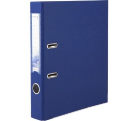Папка-реєстратор одностор. PP 5 cм, зібрана, синя