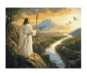 Картина по номерах "Погляд Спасителя" 40х50 см