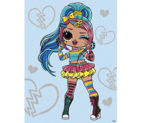 Картина за номерами "L.O.L. Surprise! Tweens. Emma Emo" 30х40 см