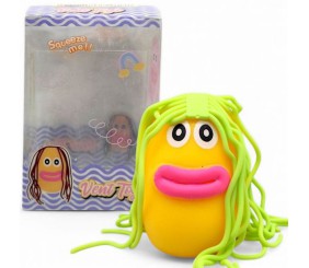 Антистрес піна "Губастий волосатик" (жовте волосся)