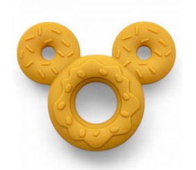 Силіконовий прорізувач для зубів "Міккі", жовтий