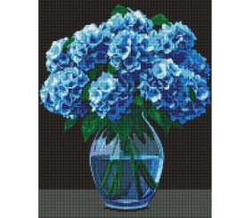 Алмазна мозаїка "Букет гортензій" 40х50 см