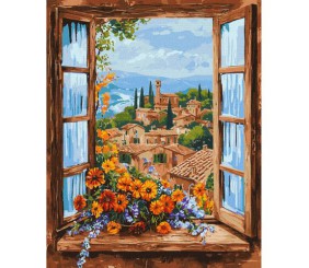 Картина по номерах "Чудовий пейзаж" 40х50 см