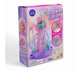 Набір для творчості "Bracelet Station", 39 елементів, станція для створення прикрас, стрази, основа для прикрас