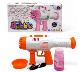Пістолет з мильними бульбашками "Rocket boom" (різні кольори в асортименті)