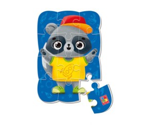 Магнітні пазли "Єнот", 12 деталей (укр)