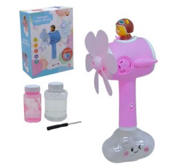 Установка для мильних бульбашок "Літачок" на батарейках (бузковий)