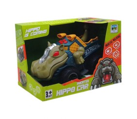 Джип-монстр "Бегемот", світло, звук, на батарейках (світло-коричневий)