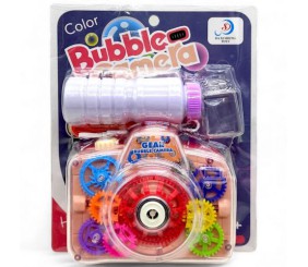 Бульбашкомет-генератор "Камера з шестернями" 120 мл (червоний)