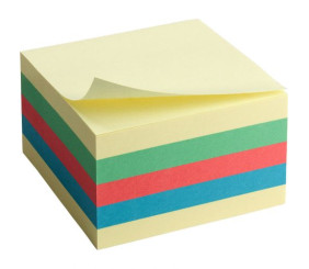 Блок паперу з клейким шаром75x75мм,450арк,паст.куб