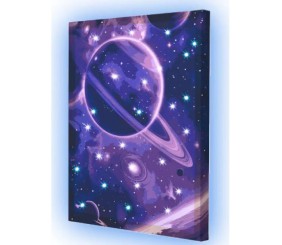 Картина по номерах зі світлодіодною підсвіткою "Color sky" 40x50 см