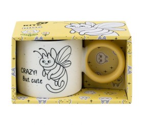 Чашка 370 мл Crazy cat